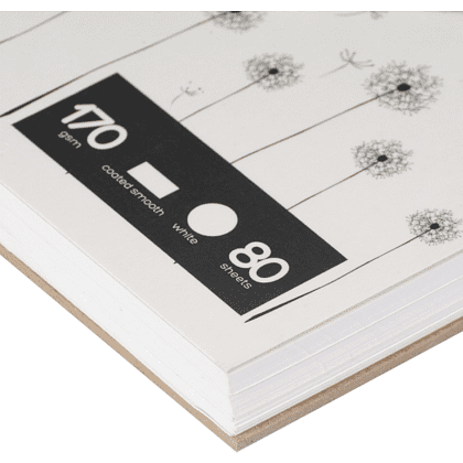 Скетчбук "Sketch&Art", 10.5х22 см , 170 г/м2, 80 листов, на спирали - 4