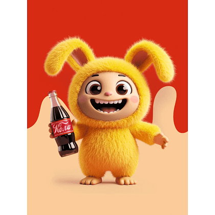 Блокнот "Улыбашки.1", A6, 60 листов, клетка, оранжевый - 2