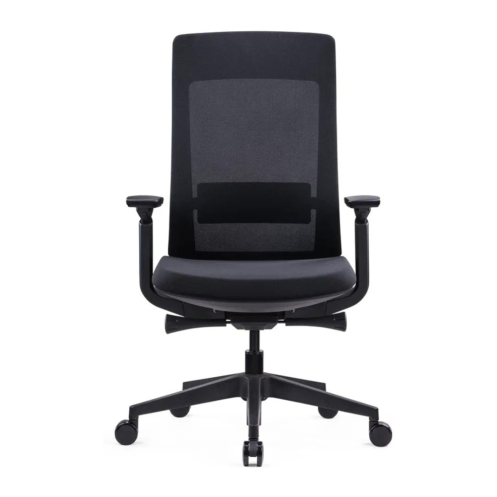 Кресло компьютерное SitZone E-VL002B, сетка, ткань, пластик, черный - 2