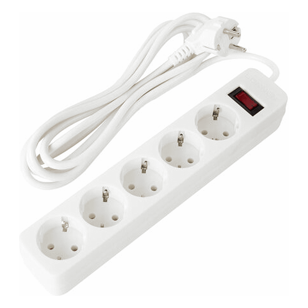Сетевой фильтр Sonnen SPW-305, 3 м, 5 розеток, белый