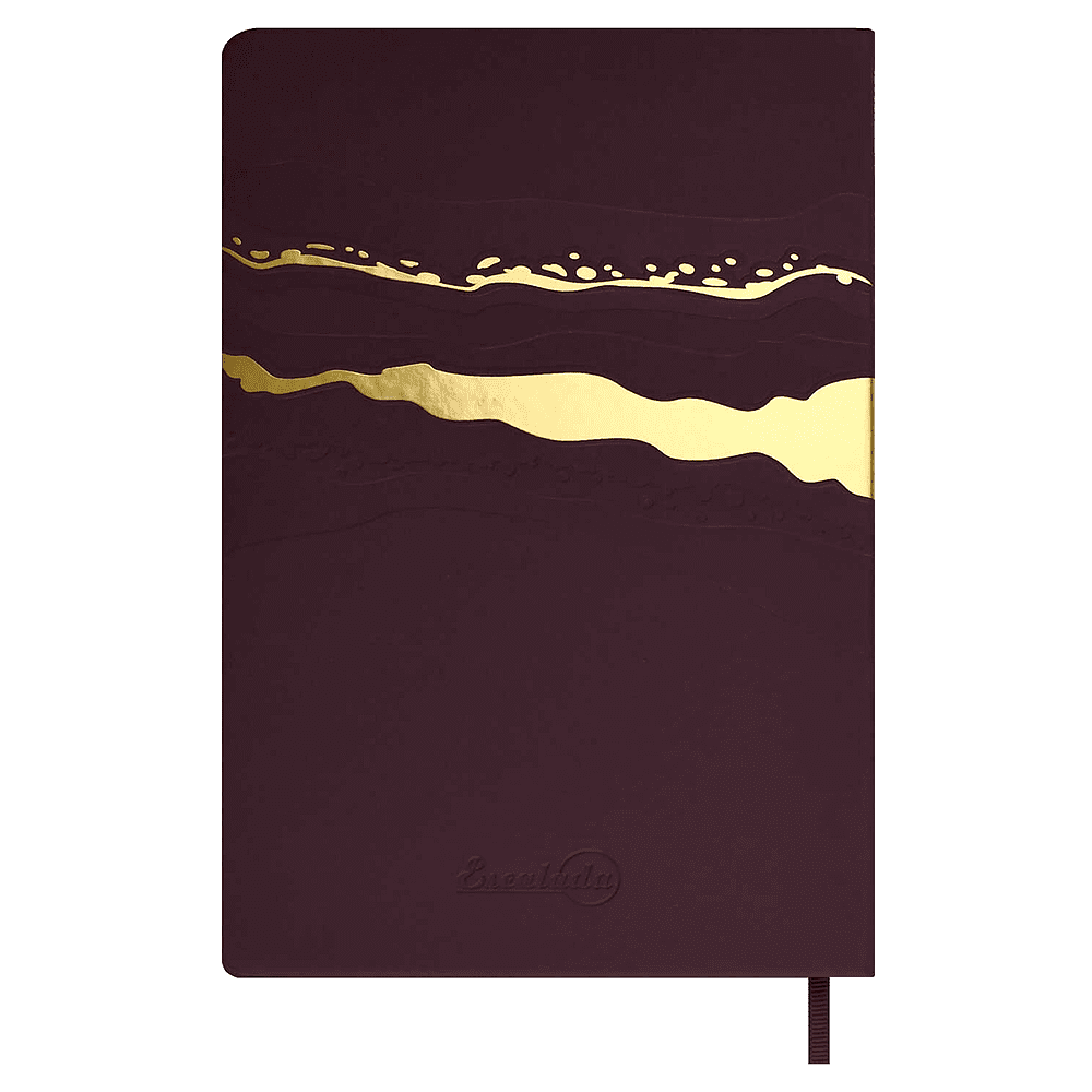 Ежедневник недатированный "Софт-тач", А5, 240 страниц, бордовый - 7