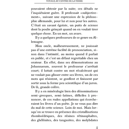 Книга на французском языке "Voyage au centre de la Terre", Жюль Верн - 5