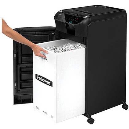 Уничтожитель Fellowes AutoMax, 600M, автоподача, DIN P-5, 2х12мм, до 600 листов, smart lock - 5