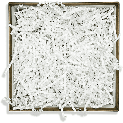 Наполнитель бумажный, гофрированный, 3 мм, 50 г, белый