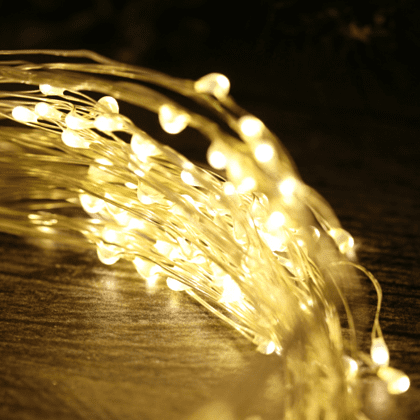 Гирлянда электрическая LED "Занавес. Роса", тепло-белый - 3