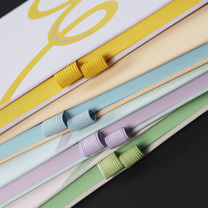 Блокнот "Doodle lilac paper", А5, 96 листов, голубой, срез фиолетовый - 9