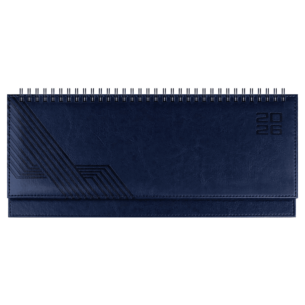 Планинг датированный "Сафир", 310х130 мм, 64 листа, синий, 2026