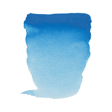 Краски акварельные "Rembrandt", 535 церулеан синий ФЦ, 10 мл, туба