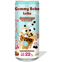 Напиток "Gummy Boba Latte", коричневый сахар, 0,47 л