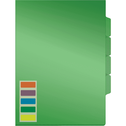 Папка-уголок "Стамм", А4, 150 мк, ассорти - 2