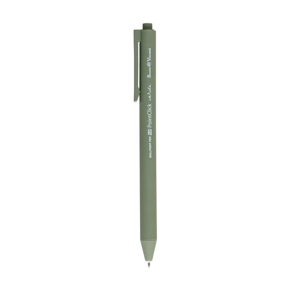 Ручка шариковая автоматическая "PointClick. Verde", 0,38 мм, пластик, ассорти, стерж. синий