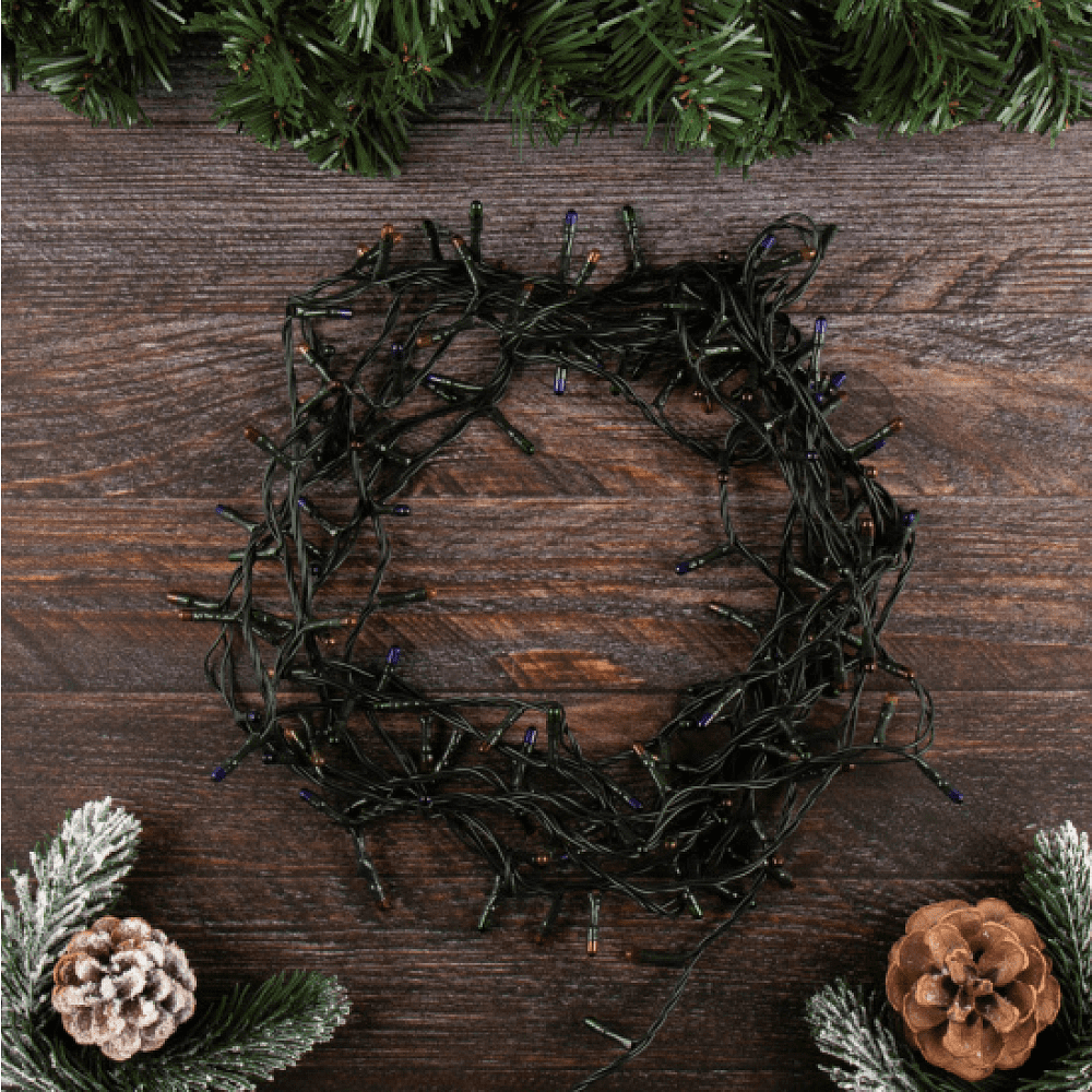 Гирлянда электрическая LED "Нить", 7 м, мультиколор - 4