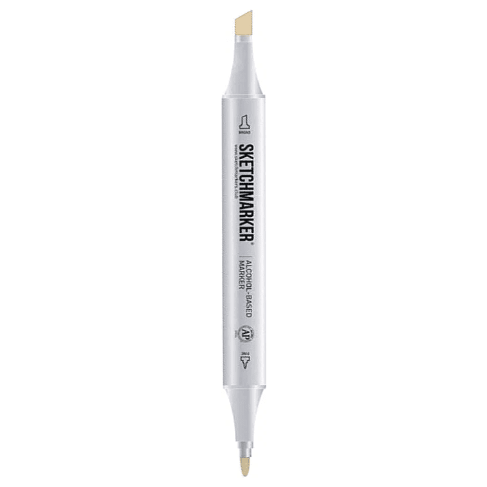 Маркер перманентный двусторонний "Sketchmarker", BR83 смуглый - 2