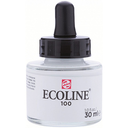 Жидкая акварель "ECOLINE", 100 белый, 30 мл