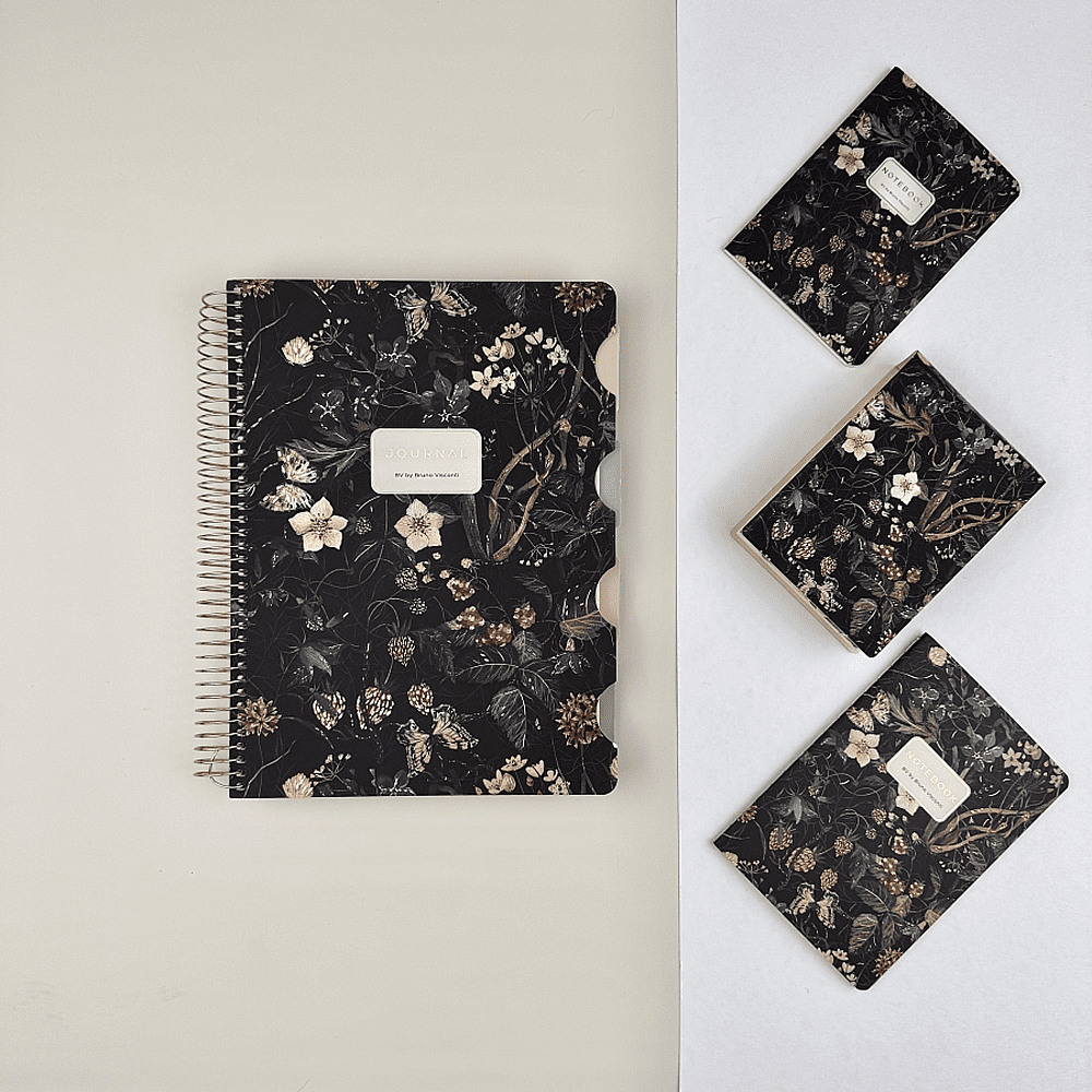 Книга записная "Flora. Лесные ягоды", В5, 120 листов, клетка, линейка, точка, черный - 10