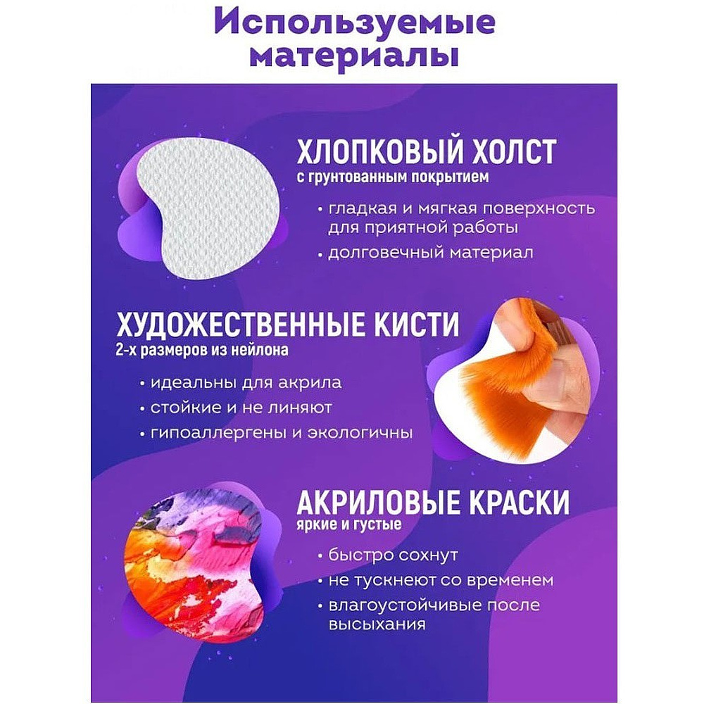 Картина по номерам "Не спится. Валентин Губарев", 40x50 см - 4