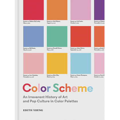 Книга на английском языке "Color Scheme. An Irreverent History of Art and Pop Culture in Color Palettes", Young E. 