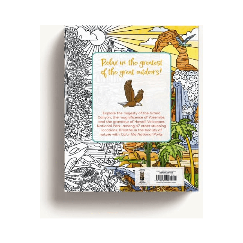 Раскраска на английском языке "Color Me. National Parks. An Adventurous Coloring Book" - 2