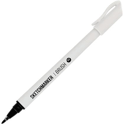 Ручка капиллярная "Sketchmarker brush medium", черный