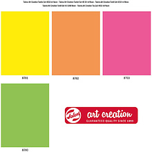 Набор красок декоративных "TEXTILE", неоновые цвета, 50 мл, 4 шт.