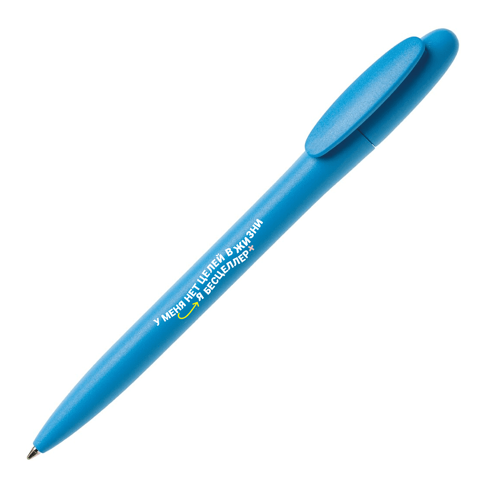 Набор ручек шариковых автоматических "Кiss kiss me", 1.0 мм, разноцветный, стерж. синий, 4 шт - 4