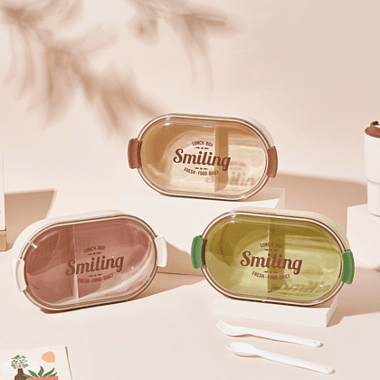 Контейнер д/еды "Smiling", розовый - 7