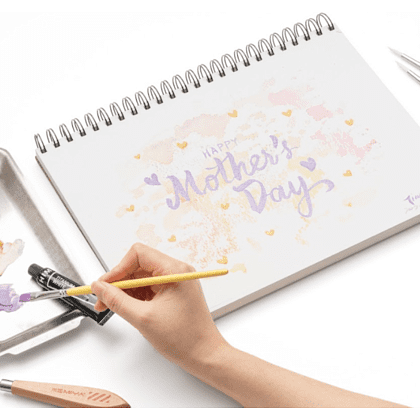 Скетчбук для графики "Himi", 22.8х30.4 см, 180 г/м2, 40 листов - 5