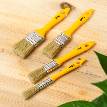Кисть малярная Deli YS EDL509136, плоская, 2.4"-60 мм, смешанная щетина - 4