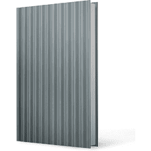 Книга записная "Stripes", А5, 128 листов, клетка, серо-голубой