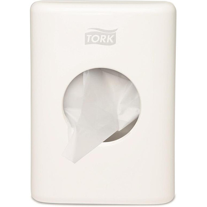Держатель для гигиенических пакетов "Tork B5", пластик, белый (566000-38)