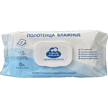 Полотенца влажные универсальные с клапаном, 80 шт