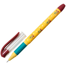 Ручка гелевая "Garden", 0.5 мм, желтый, стерж. синий
