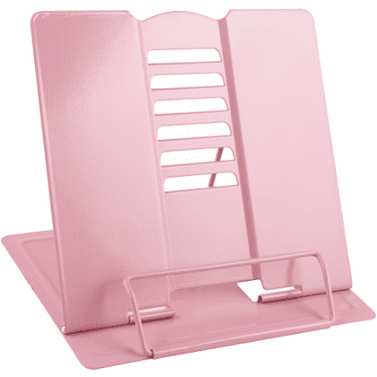Подставка для книг "Mq 216594", металл, розовый