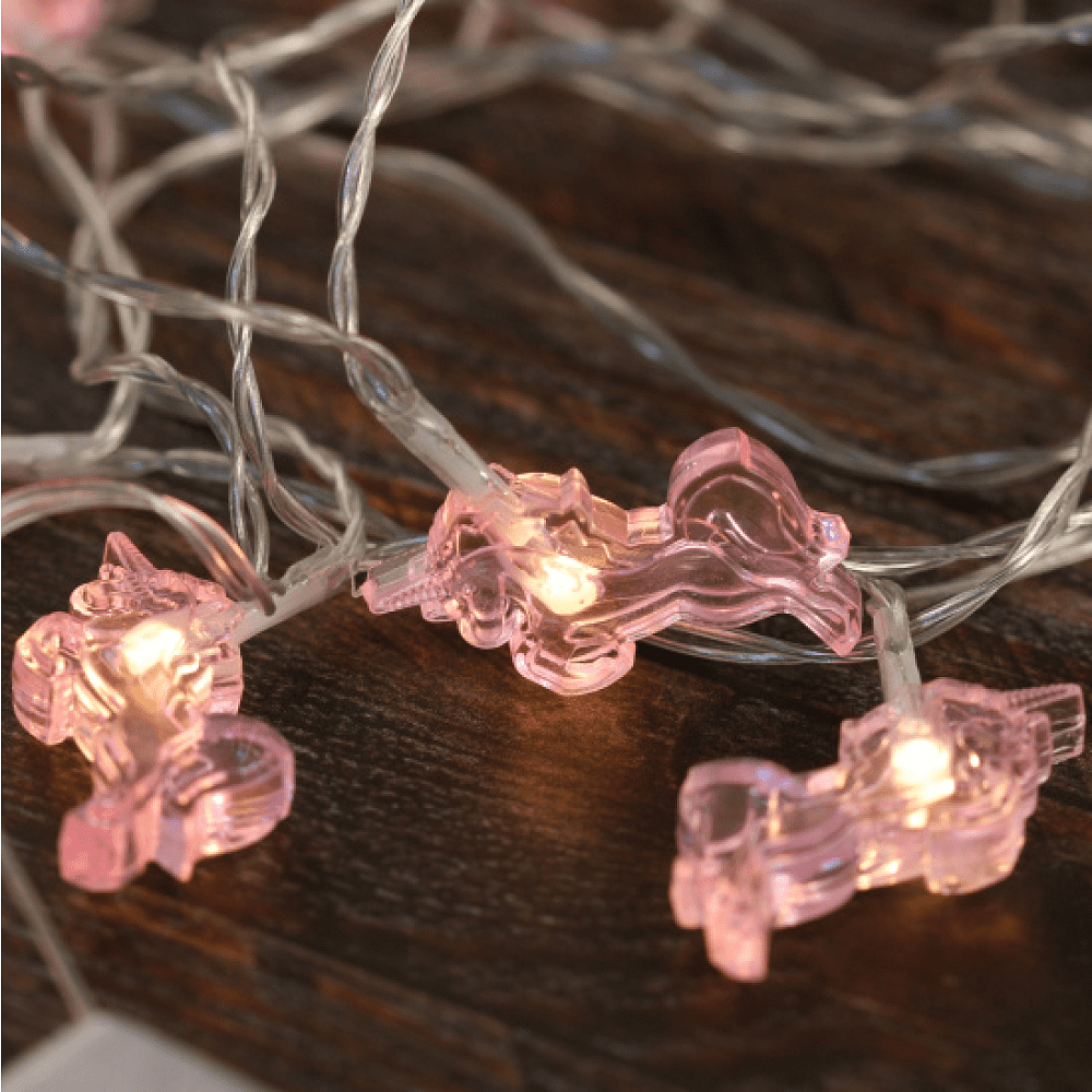 Гирлянда электрическая LED "Нить" с насадками "Единорог", 2 м, тепло-белый - 3