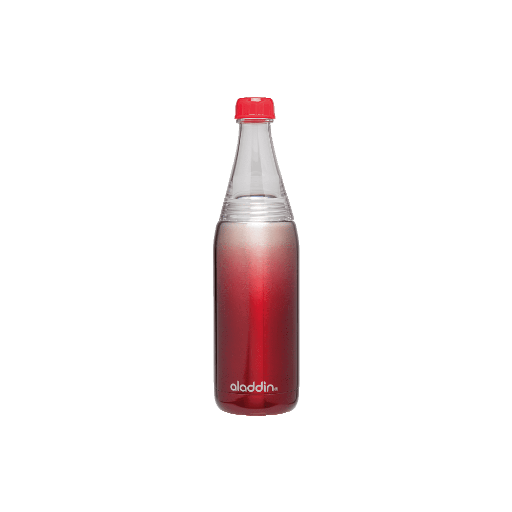 Бутылка для воды "Fresco Twist & Go Bottle", металл, 600 мл, красный