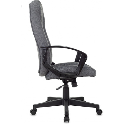 Кресло для руководителя "Бюрократ T-898", ткань, пластик, серый - 4