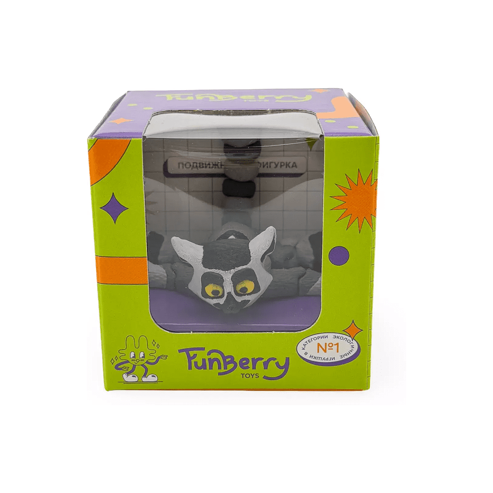 Игрушка 3D "Лемур Лем цветной" - 7