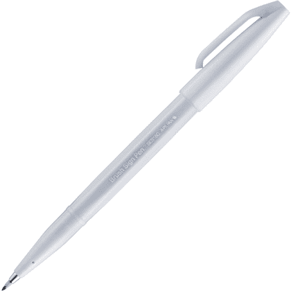 Маркер-кисть "Brush Sign pen", светло-серый