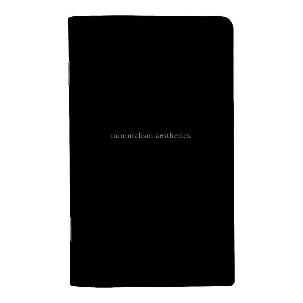 Планнер "Aesthetics", недатированный, 130х210 мм, 32 листов, черный