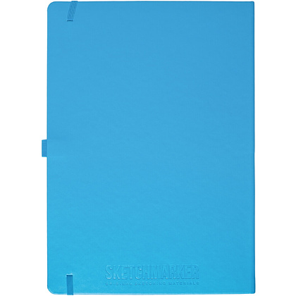 Скетчбук "Sketchmarker", 21x29,7 см, 140 г/м2, 80 листов, синий неон - 2