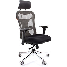 Кресло для руководителя "Chairman 769", ткань, хром, черный