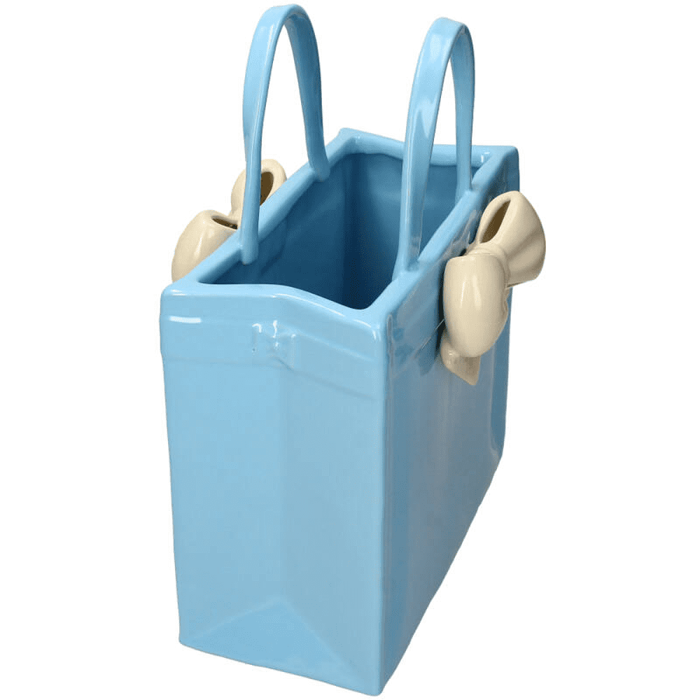 Ваза "Bag", голубой, белый - 3