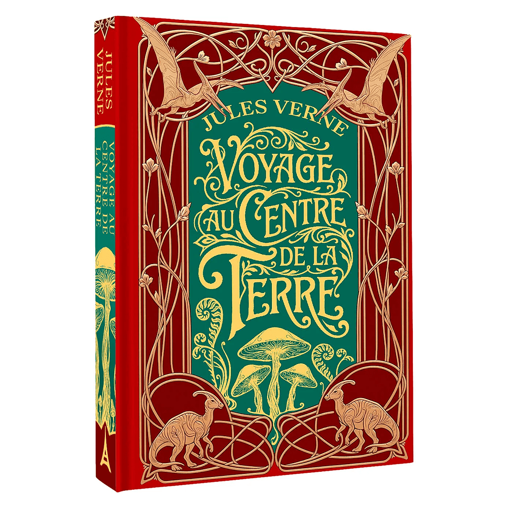 Книга на французском языке "Voyage au centre de la Terre", Жюль Верн