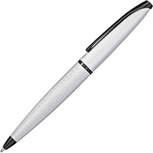 Ручка шариковая автоматическая "Cross Atx Brushed Chrome", 0.7 мм, серебристый, черный, стерж. черный