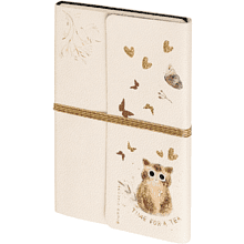 Ежедневник недатированный "Love me. Котенок", А5, 192 страниц, линейка, бежевый