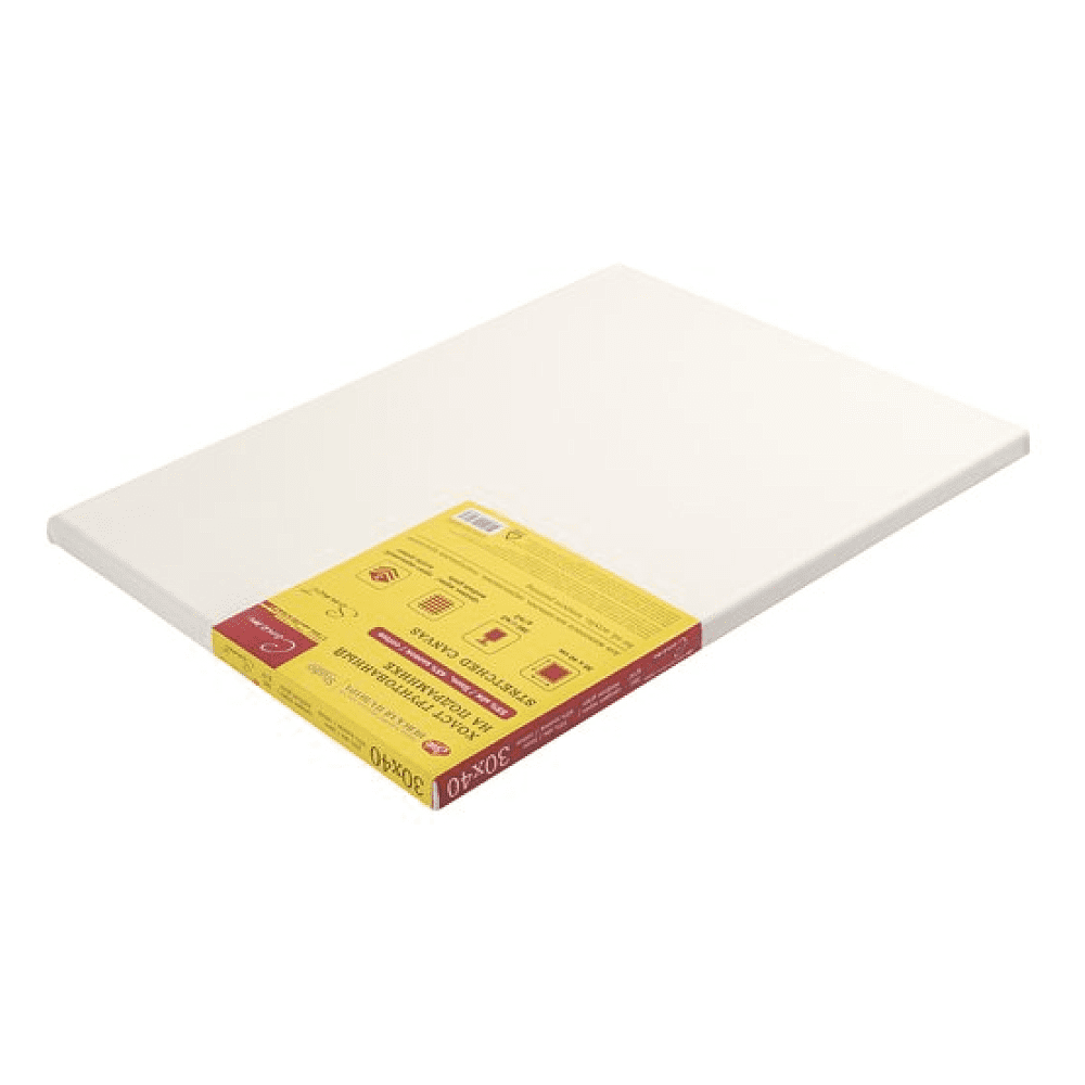 Холст на подрамнике "Сонет", 30х40 см, хлопок, 380 г/м2, среднее зерно - 2