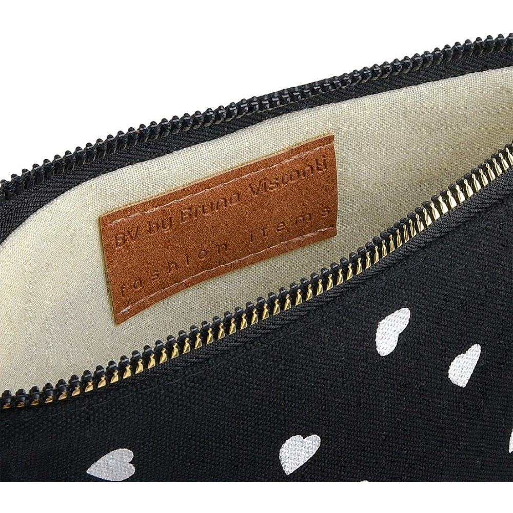 Косметичка "Black&White. Сердечки" - 4