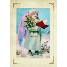 Книга "Рождественское чудо: Семь лучших историй о Рождестве в старинных открытках", Чарльз Диккенс, Николай Гоголь, Эрнст Теодор Амадей Гофман