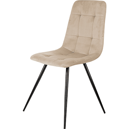 Стул Бюрократ "CH-K1_4", ткань, бежевый, металл, комплект 4 штуки - 3