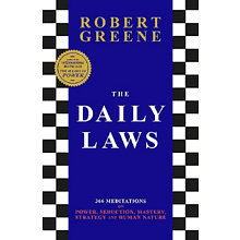 Книга на английском языке "The Daily Laws", Robert Greene